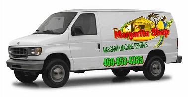 THE DALLAS FORT WORTH MARGARITA DELIVERY VAN